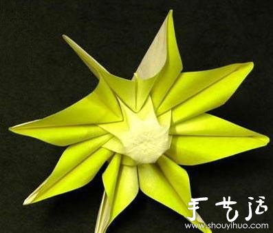 折紙?zhí)柣?幸運太陽花折紙教程 -  rpnrmr.com