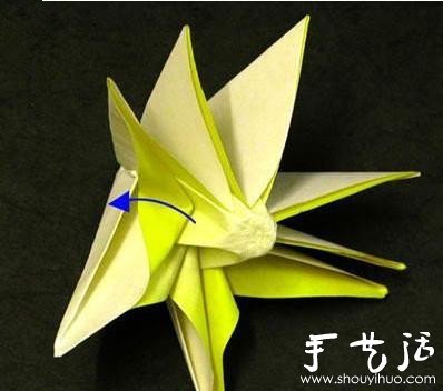 折紙?zhí)柣?幸運太陽花折紙教程 -  rpnrmr.com