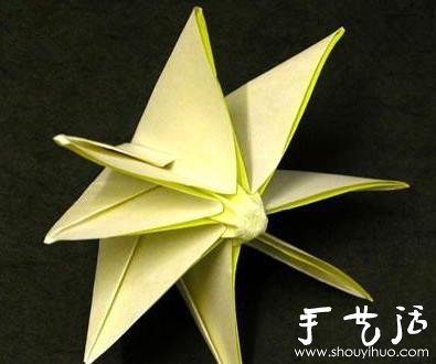 折紙?zhí)柣?幸運太陽花折紙教程 -  rpnrmr.com
