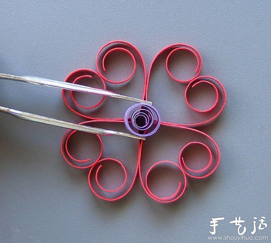 DIY制作立體卷紙花賀卡 -  rpnrmr.com