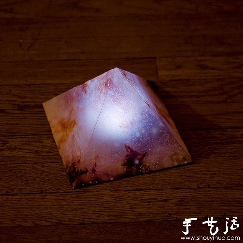 DIY手工制作夢幻金字塔燈具 -  rpnrmr.com