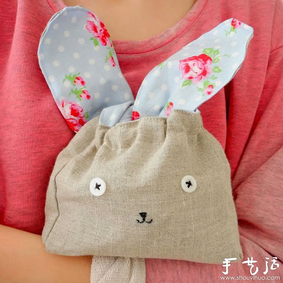 DIY萌系小兔布袋制作教程 -  rpnrmr.com
