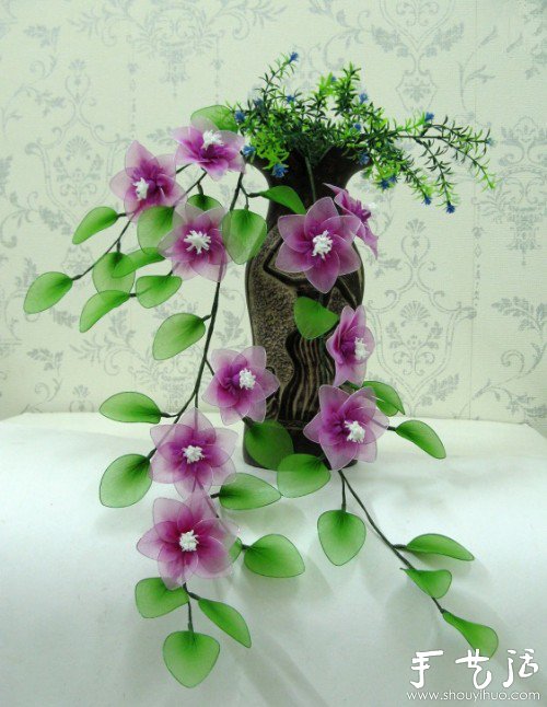 鐵絲+絲網(wǎng)花DIY鐵線蓮的制作方法 -  rpnrmr.com