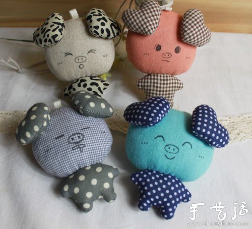 DIY手工制作可愛(ài)的小豬玩偶 -  rpnrmr.com
