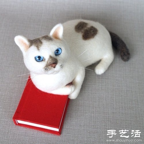 日本手工達(dá)人的貓咪羊毛氈作品 -  rpnrmr.com