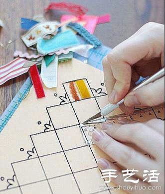 零碎布料+紐扣創(chuàng)意DIY裝飾畫 -  rpnrmr.com