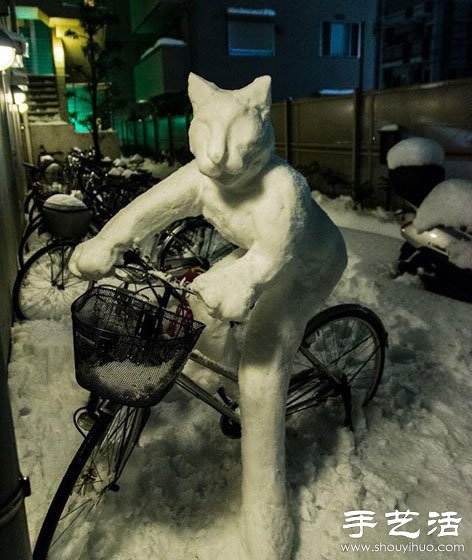 這個喵星人雪人堆得不錯吧~ -  rpnrmr.com