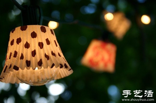蛋糕紙杯DIY可愛迷你燈罩 -  rpnrmr.com