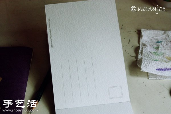 構(gòu)圖+手繪 DIY清新明信片 -  rpnrmr.com