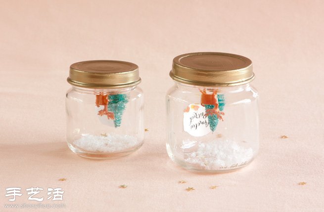 玻璃罐+創(chuàng)意+DIY 制作漂亮的雪景小飾品 -  rpnrmr.com