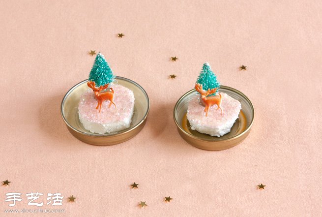 玻璃罐+創(chuàng)意+DIY 制作漂亮的雪景小飾品 -  rpnrmr.com