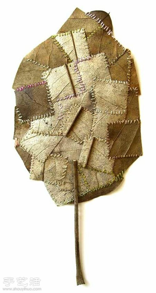枯葉+創(chuàng)意+DIY 手工制作精妙工藝品 -  rpnrmr.com