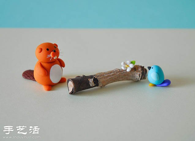 粘土+手工 DIY制作可愛(ài)卡通玩偶 -  rpnrmr.com