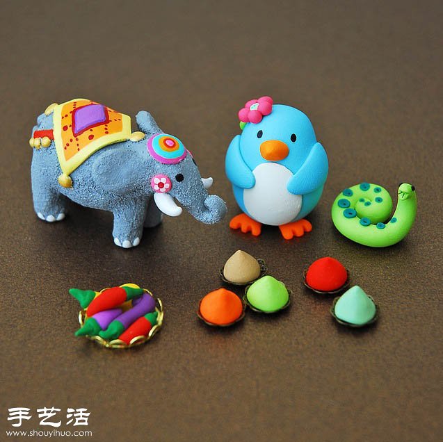 粘土+手工 DIY制作可愛(ài)卡通玩偶 -  rpnrmr.com
