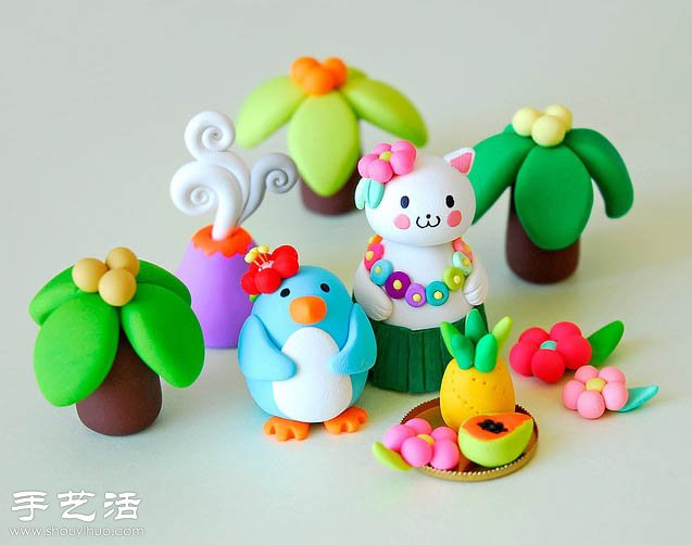 粘土+手工 DIY制作可愛(ài)卡通玩偶 -  rpnrmr.com