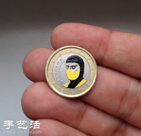 硬幣人物圖案的另類演繹 -  rpnrmr.com