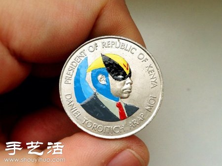 硬幣人物圖案的另類演繹 -  rpnrmr.com