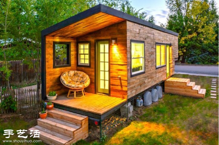 看美國建筑師在平板拖車上筑起的溫馨小屋 -  rpnrmr.com