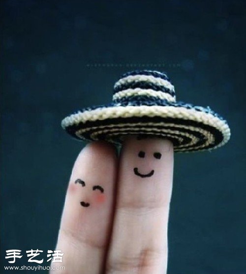 手指+簡(jiǎn)筆畫 DIY溫馨浪漫“愛相隨” -  rpnrmr.com