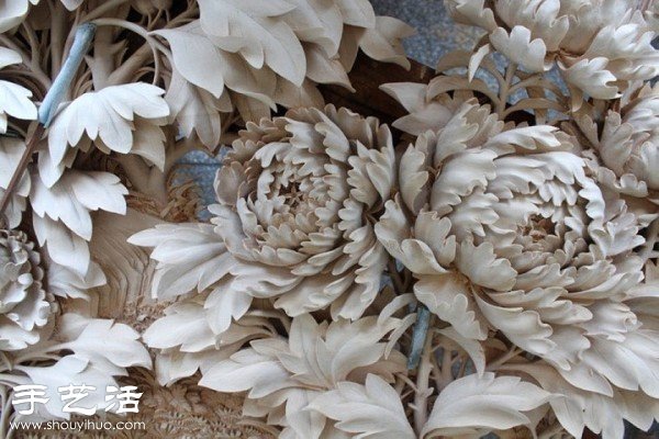 精美絕倫的純手工花卉木雕作品 -  rpnrmr.com