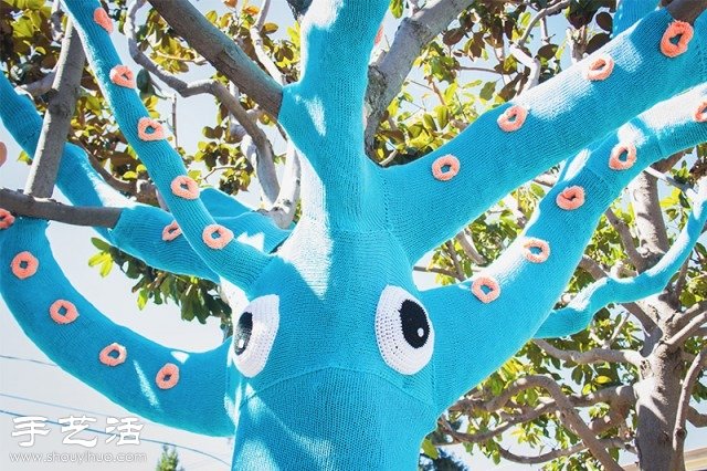 給大樹DIY章魚毛衣 讓城市變得親切美好 -  rpnrmr.com