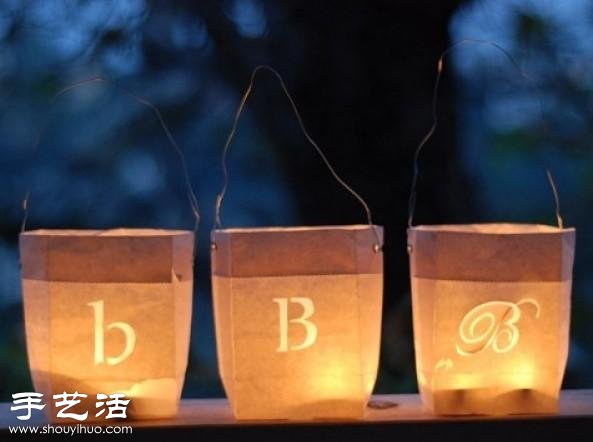 紙袋+蠟燭 手工制作浪漫懸掛小燭臺 -  rpnrmr.com