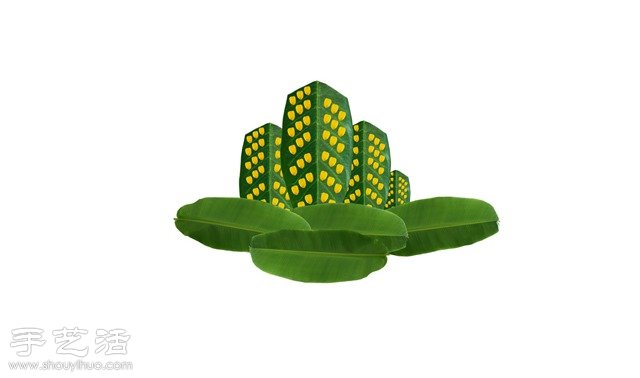 樹葉+創(chuàng)意 DIY精美逼真拼貼畫 -  rpnrmr.com