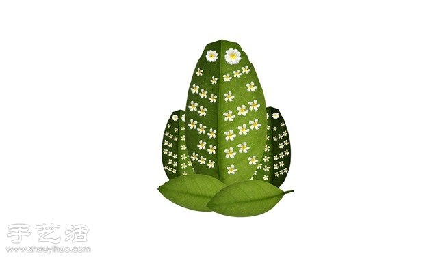 樹葉+創(chuàng)意 DIY精美逼真拼貼畫 -  rpnrmr.com