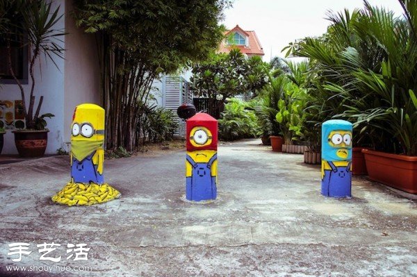 街頭石墩涂鴉辛普森一家 -  rpnrmr.com