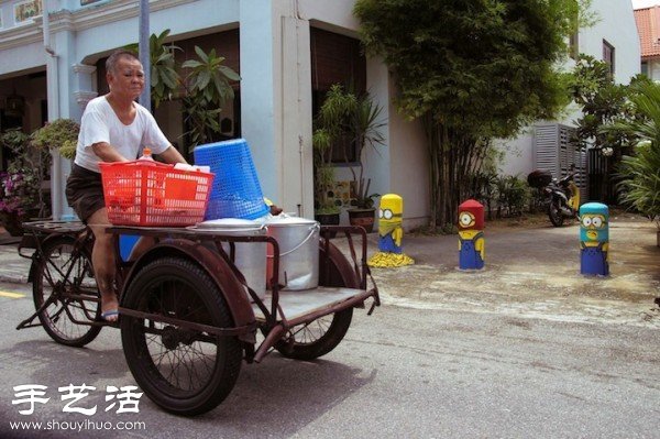 街頭石墩涂鴉辛普森一家 -  rpnrmr.com