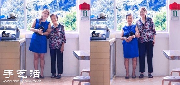 創(chuàng)意有趣攝影構(gòu)思 親人衣服換換拍  -  rpnrmr.com