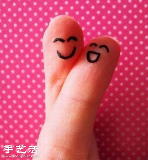 手指+簡(jiǎn)筆畫 DIY另類惡搞“愛(ài)相隨” -  rpnrmr.com