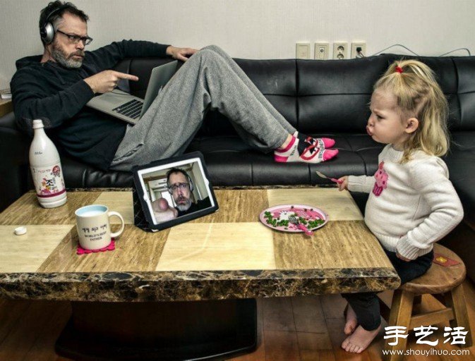 創(chuàng)意攝影：最好爸爸和女兒的《韓國(guó)奇遇記》 -  rpnrmr.com