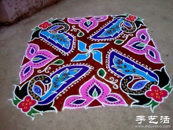 印度TamilNadu邦獨(dú)特的民間藝術(shù)——米粒畫 -  rpnrmr.com