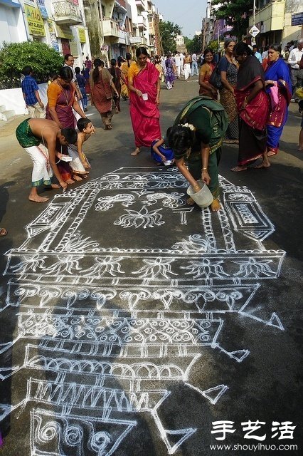 印度TamilNadu邦獨(dú)特的民間藝術(shù)——米粒畫 -  rpnrmr.com