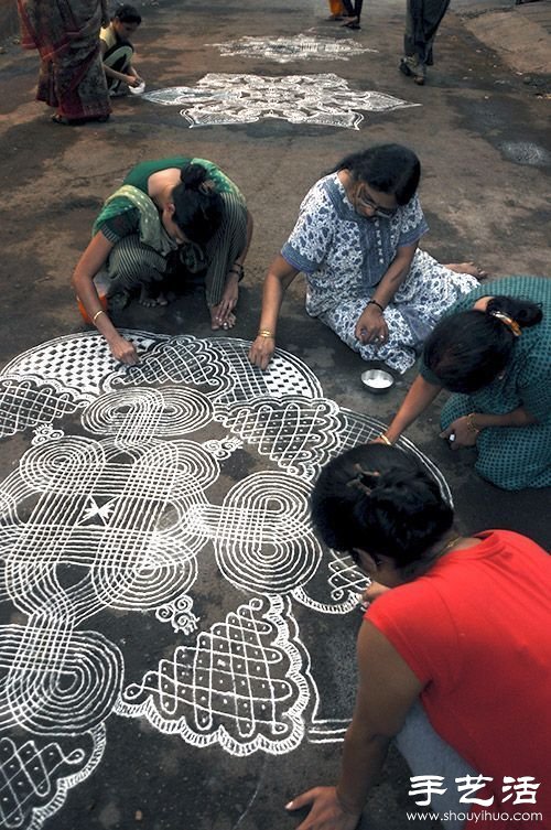 印度TamilNadu邦獨(dú)特的民間藝術(shù)——米粒畫 -  rpnrmr.com