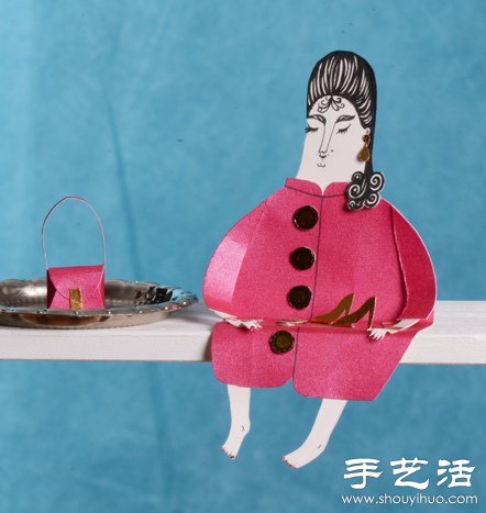 趣味紙雕——詼諧福態(tài)的小紙人 -  rpnrmr.com
