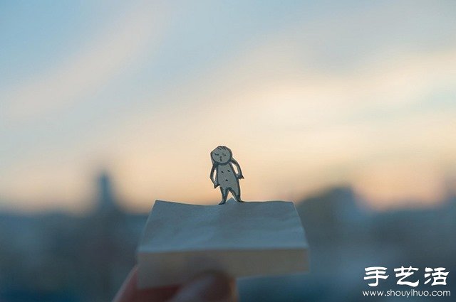 DIY剪紙小人創(chuàng)意攝影 追尋逝去的自由與快樂 -  rpnrmr.com