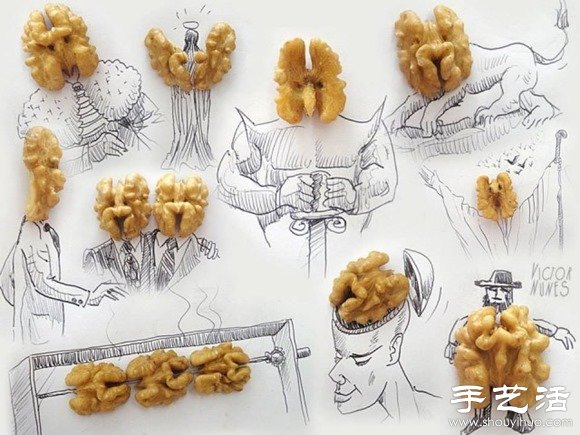 簡(jiǎn)筆畫+創(chuàng)意 DIY趣味盎然手繪作品 -  rpnrmr.com