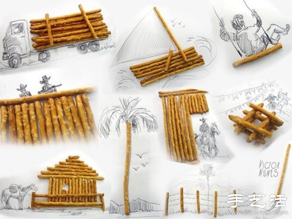 簡(jiǎn)筆畫+創(chuàng)意 DIY趣味盎然手繪作品 -  rpnrmr.com