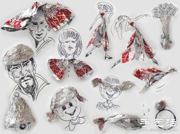 簡(jiǎn)筆畫+創(chuàng)意 DIY趣味盎然手繪作品 -  rpnrmr.com