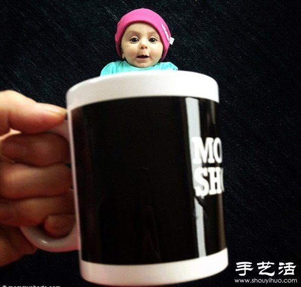 “杯中的小精靈”兒童創(chuàng)意攝影 -  rpnrmr.com