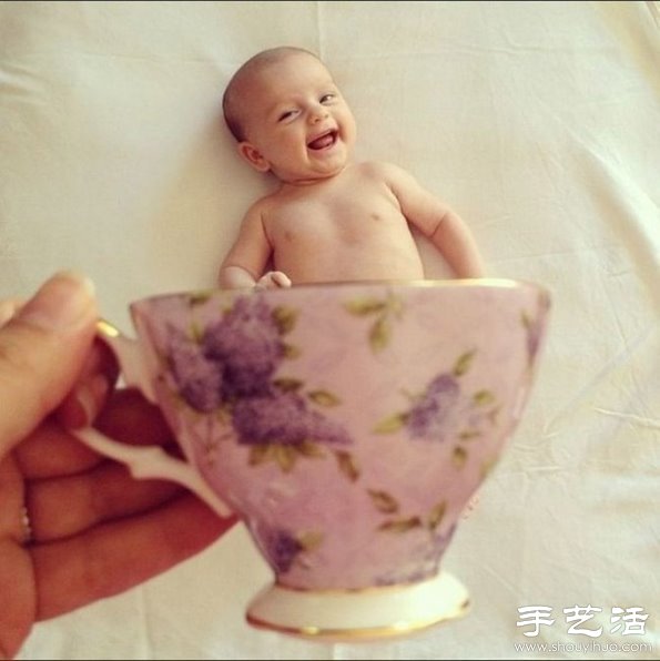 “杯中的小精靈”兒童創(chuàng)意攝影 -  rpnrmr.com