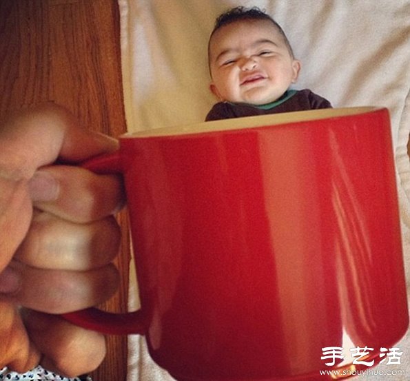 “杯中的小精靈”兒童創(chuàng)意攝影 -  rpnrmr.com