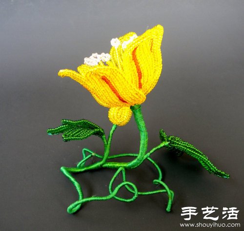 串珠DIY鮮花盆栽 妝點(diǎn)美好家居生活 -  rpnrmr.com