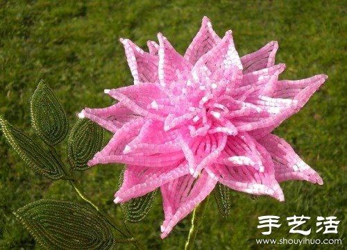 串珠DIY鮮花盆栽 妝點(diǎn)美好家居生活 -  rpnrmr.com