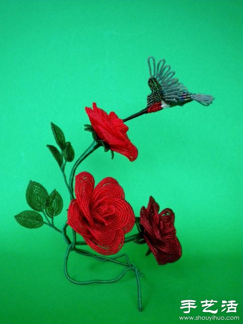 串珠DIY鮮花盆栽 妝點(diǎn)美好家居生活 -  rpnrmr.com