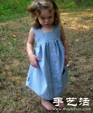 襯衫舊物改造 給女兒手工DIY愛心裙子 -  rpnrmr.com