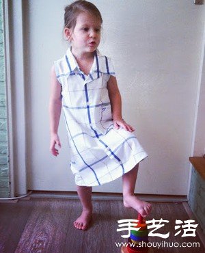 襯衫舊物改造 給女兒手工DIY愛心裙子 -  rpnrmr.com