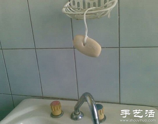 肥皂很難拿起，可以試試給它穿根繩子！ -  rpnrmr.com